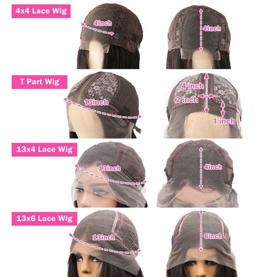 4x4 Lace Wig Straight Human Hair Short Bob Wig Glueless Wig Human Hair Natural Color